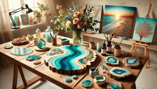 Mastering-Resin-Art-A-Complete-Guide-to-Using-Fenkraft-Premium-Resin-Infinite-for-Deep-Pour-Projects fenkraft art resin