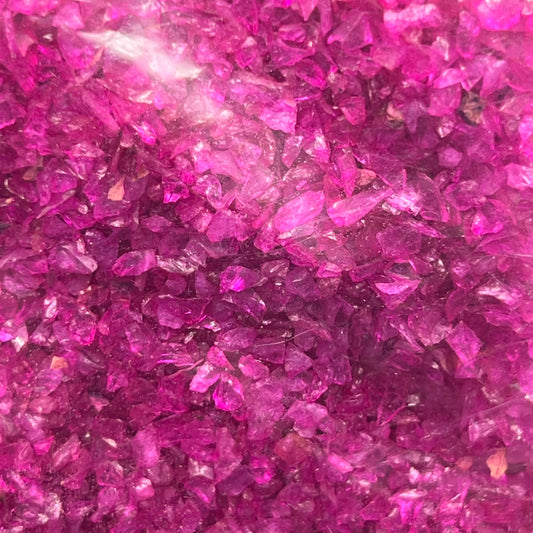 Magenta - Crushed Glass - 150 grams, Uncategorized, fenkraft art resin