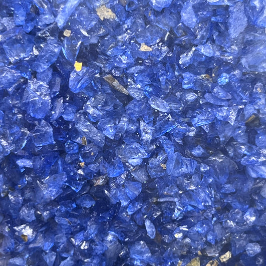 Ultramarine - Crushed Glass - 150 grams, Uncategorized, fenkraft art resin