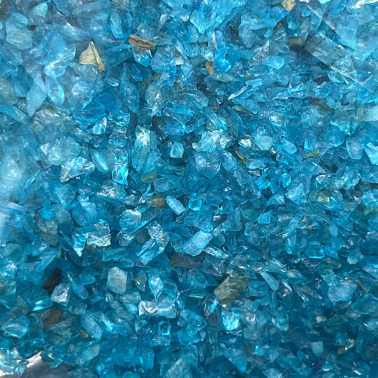 Deep Blue - Crushed Glass - 150 grams, Uncategorized, fenkraft art resin